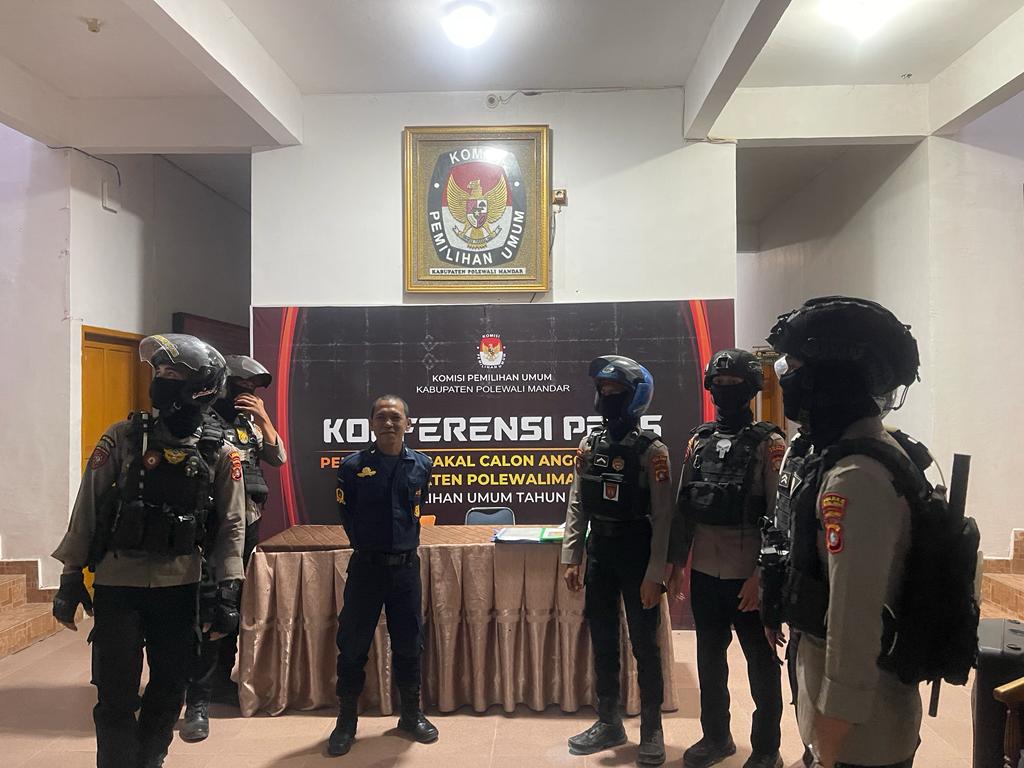 Jelang Pemilu Polres Polman Tingkatkan Pengamanan 1 IMG 20231025 WA0020
