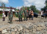 Kunjungi Lokasi TMMD, Danrem 142/Tatag Apresiasi Kinerja Satgas
