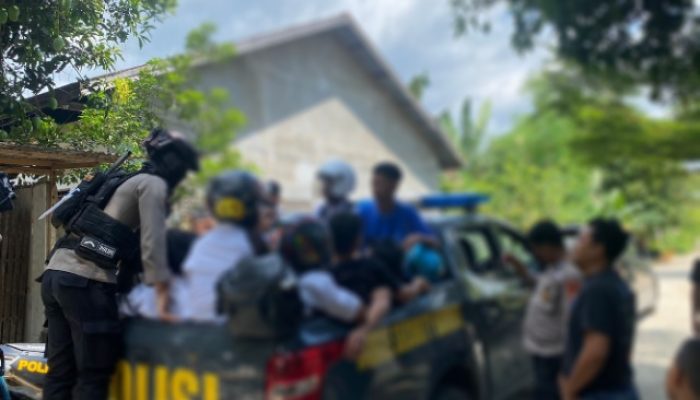 Tawuran SMAN 2 Polewali VS SMKN 1 Polewali, Sejumlah Pelajar Diamankan Polres Polman
