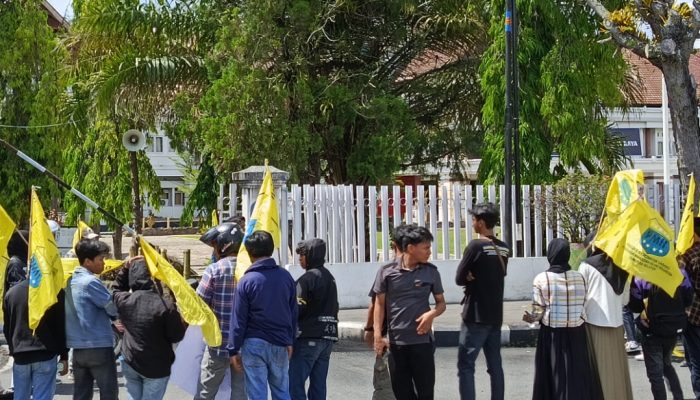 Unjukrasa di Empat Titik, PMII Polman Suarakan Netralitas Penyelenggara Pilkada
