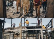 Pemkab Polman Salurkan Bantuan Untuk Korban Kebakaran di Lampoko