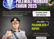 Kapolres Polman Cup III Segera Bergulir, 24 Tim Dipastikan Akan Berlaga 14 Kapolres Polman Cup III Segera Bergulir, 24 Tim Dipastikan Akan Berlaga