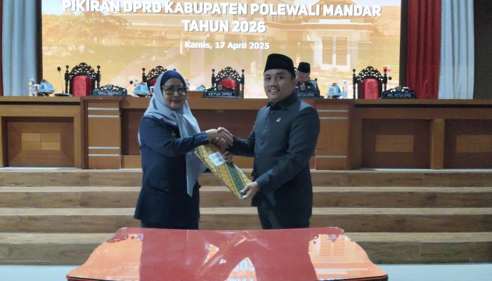 Ketua DPRD Polman Soroti Ketidakhadiran Pejabat di Rapat Paripurna