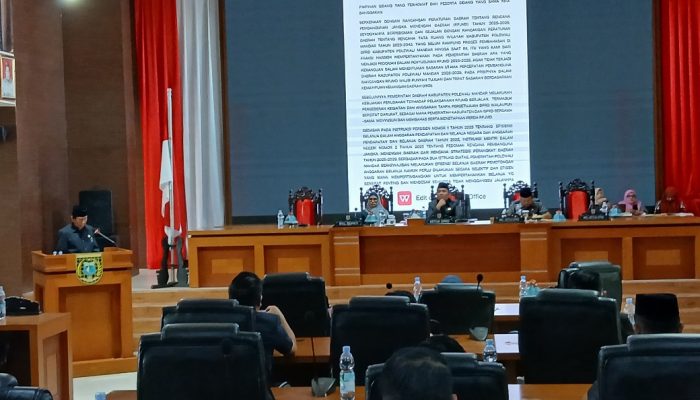 Fraksi DPRD Polewali Mandar Sampaikan Pandangan Umum Terkait Tiga Ranperda Strategis