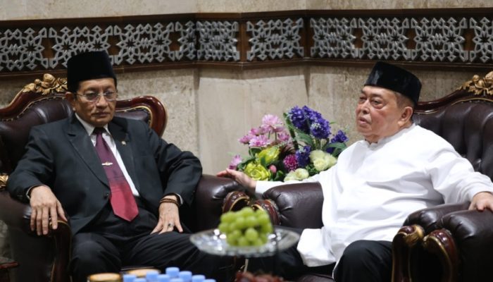 Bahas Penyempurnaan Program Haji,  Wagub Sulbar Salim Mengga Temui Menteri Agama