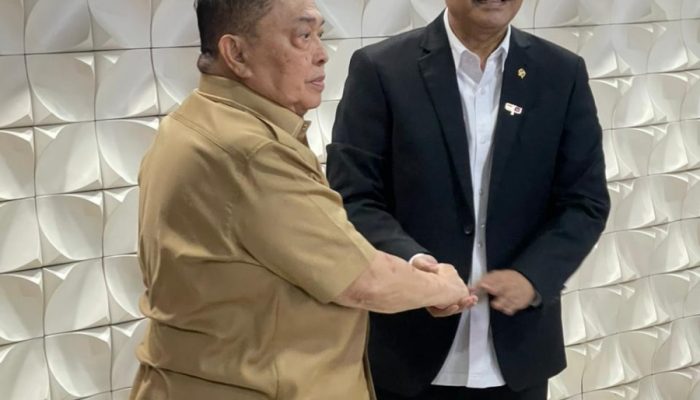 Bahas Strategi Pengentasan Kemiskinan, Wagub Sulbar Temui Kemensos