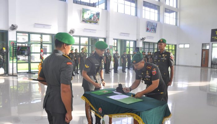 Dandim 1402/Polman Resmi Berganti, Letkol Inf Anta Sihotang Gantikan Letkol Czi Sabar Chandra Gufta Panjaitan