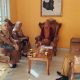 Tiga Petugas Penyuluh Pertanian Di sambut Baik Oleh Kepala Desa Rappang Barat Dikantornya
