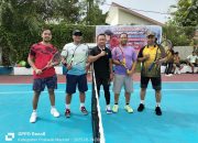 Turnamen Tenis Lapangan dalam Rangka Hari Bhayangkara ke-79 di Polres Polman Dibuka Secara Resmi