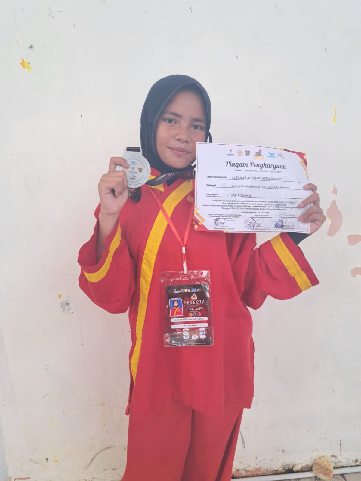 Siswa SDN 028 Pekkabata Raih Dua Medali Emas dan Satu Perak di Kejuaraan Pencak Silat Polman I 2 IMG 20250629 WA0003