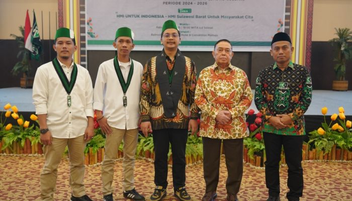 Pelantikan Badko HMI Sulbar Periode 2024-2026 Dihadiri Wagub Salim S Mengga 