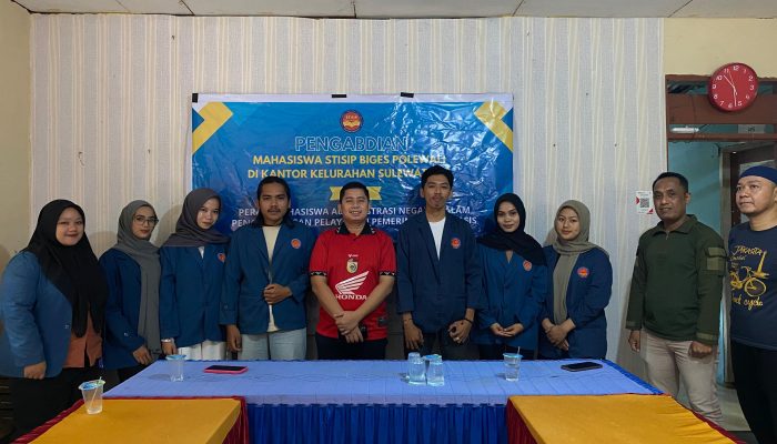 Mahasiswa Administrasi Negara STISIP Bina Generasi Gelar Kegiatan Pengabdian di Kelurahan Sulewatang