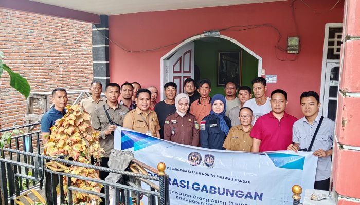 Awasi Orang Asing, Imigrasi Polewali Mandar Gelar Operasi Gabungan Tim PORA di Kabupaten Majene