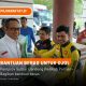 Bagikan Bantuan Beras Untuk Ojol, Pemrpov Sulbar Gandeng Pemkab Polman