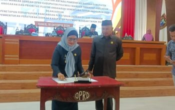 DPRD dan Pemkab Polman Sepakati KUA-PPAS 2026, Komitmen Dorong Pembangunan Merata