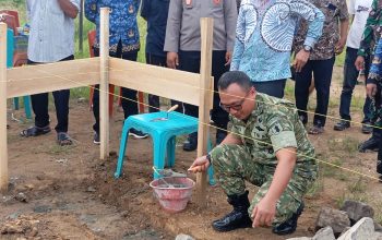Peletakan Batu Pertama Pembangunan Koperasi Merah Putih Di Polewali Mandar
