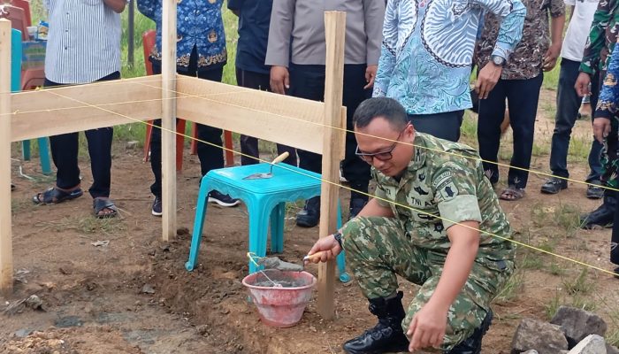 Peletakan Batu Pertama Pembangunan Koperasi Merah Putih Di Polewali Mandar