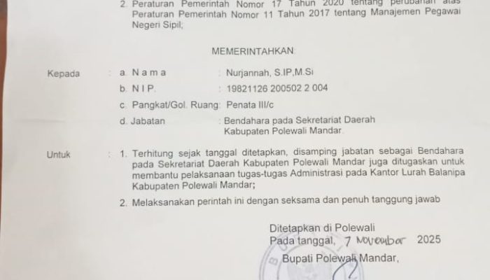Bupati Beri Tugas Tambahan ke Oknum ASN Yang Sudah Tidak Masuk Kantor