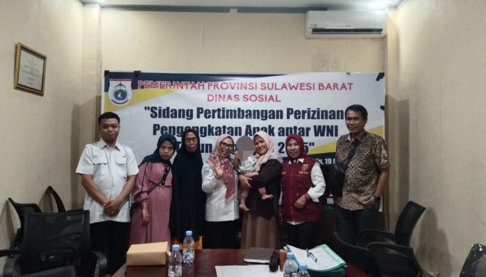 Dinsos Polman Pendampingan Sidang Pertimbangan Perizinan Pengangkatan anak (PIPA)  di Dinsos Provinsi Sulbar