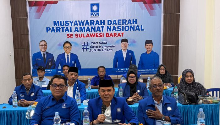 Musda PAN Sulbar, Ketua DPW PAN Sulbar Targetkan Raih Kursi di Setiap Dapil di Kabupaten