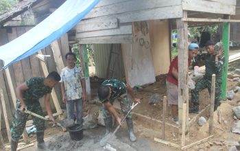 Di Balik Dinding Lapuk, TMMD Bangun Harapan Baru Keluarga Ahmad