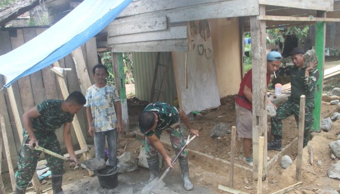 Di Balik Dinding Lapuk, TMMD Bangun Harapan Baru Keluarga Ahmad