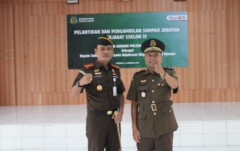 Lantik Kasi Intelijen, Kajari Tekankan Integritas dan Pencegahan