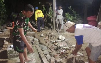 Tingkatkan Sanitasi Warga, TMMD Polman Realisasikan Pembangunan MCK