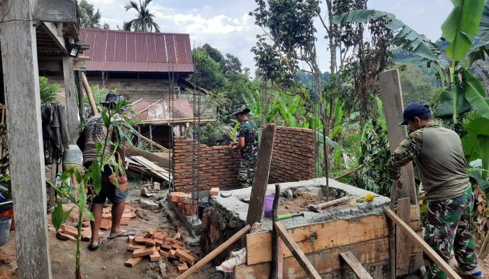 TMMD Kodim 1402/Polman Bangun Lima MCK di Desa Bulo, Warga Sambut dengan Syukur