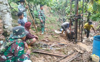 TMMD Ke 127 Kodim 1402/Polman Hadirkan Sumur Bor, Harapan Air Bersih Mengalir di Bulo