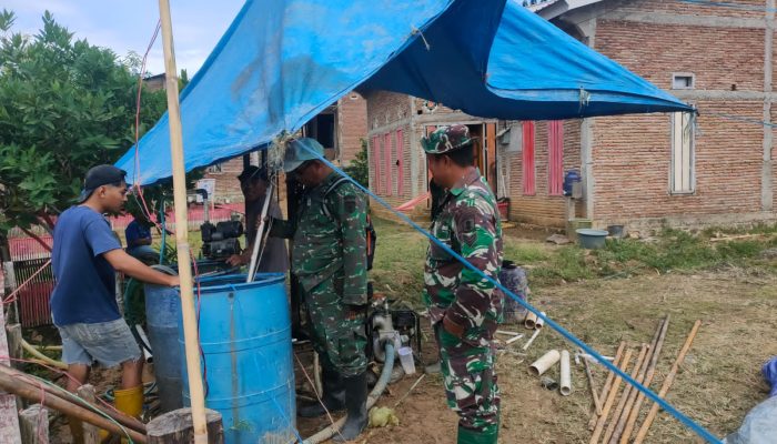 TMMD Ke 127 Kodim 1402/Polman Hadirkan Mata Air Baru untuk Warga Pegunungan Bulo