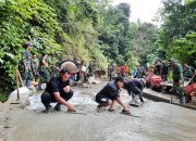 Hari ke-15 TMMD Kodim 1402/Polman, Rabat Beton Capai 58 Persen