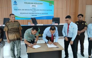 PDAM Teken MoU Dengan Kejaksaan Dalam Menyelesaikan Tunggakan