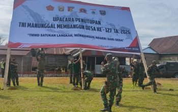 Pangdam XXIII/Palaka Wira Dijadwalkan Tutup TMMD ke-127 Kodim 1402/Polman