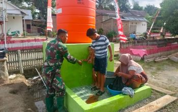 Manunggal Air TMMD Kini Dimanfaatkan Warga, Suplai Air Bersih Desa Bulo Bertambah