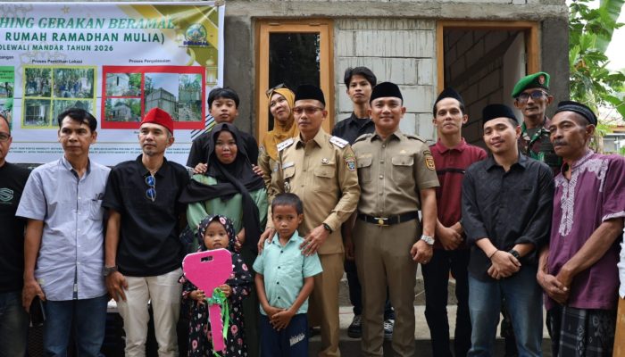 Pemkab Polman Launching Program Bedah Rumah Ramadhan Mulia (BERAMAL)