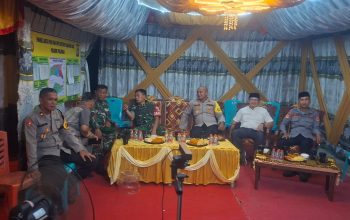 Dandim Polman Ikuti Vicon Kapolri dan Panglima TNI, Pantau Kamtibmas Jelang Lebaran