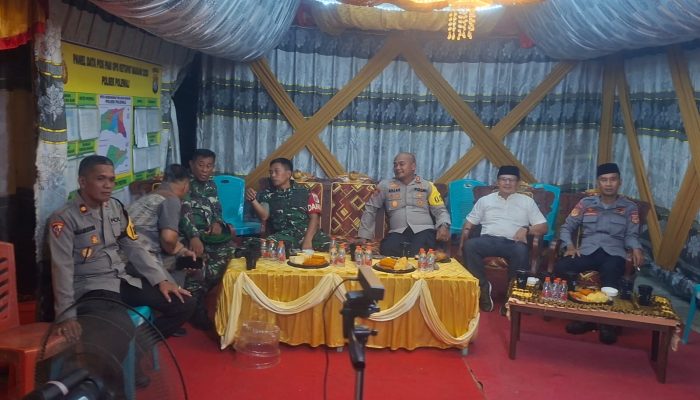 Dandim Polman Ikuti Vicon Kapolri dan Panglima TNI, Pantau Kamtibmas Jelang Lebaran