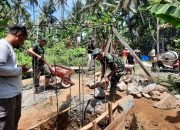 TNI Kebut Pembangunan Jembatan Perintis Garuda di Polewali Mandar