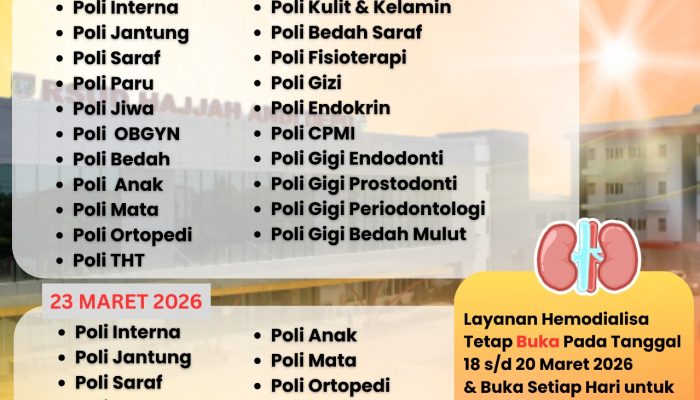 RSUD Hajjah Andi Depu Tetap Buka Layanan Saat Libur Nasional dan Cuti Bersama Nyepi serta Idulfitri 1447 H