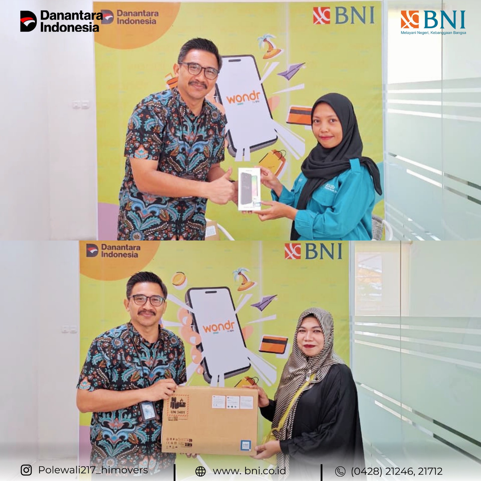 Rejeki wondr BNI Tahap II: Nasabah BNI KANTOR CABANG POLEWALI Raih Hadiah Smartphone dan Laptop 2 IMG 20260414 WA0007