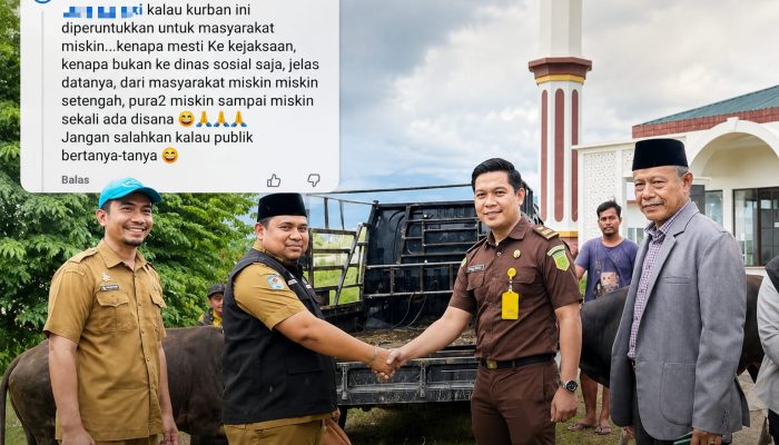 Penyaluran Kurban Lewat Kejati Dipertanyakan Warganet, Pemprov Sulbar Disorot