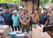 Gandeng Satpol PP, Bea dan Cukai Pare-pare Temukan Puluhan Dus Rokok Ilegal di Wonomulyo