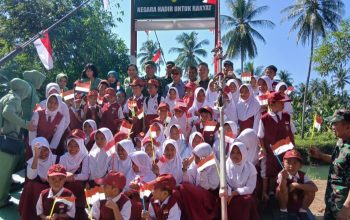 Pangdam XXIII/Palaka Wira Resmikan Jembatan Perintis Garuda di Polewali Mandar