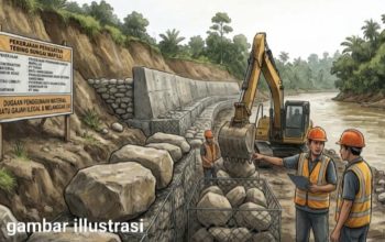 Material Tambang Ilegal Diduga Digunakan pada Proyek Perkuatan Tebing Sungai Mapilli, Pakar Minta Kontrak Dievaluasi