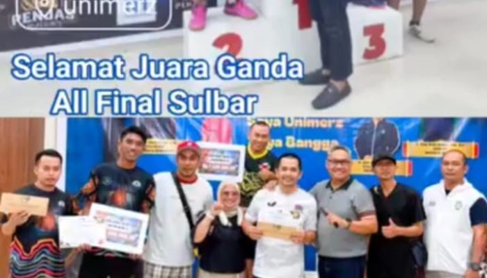 Sulbar Bersinar di Rektor Cup IV Unimerz, H. Amin Cs Ukir Prestasi pada Turnamen Tenis Meja Nasional