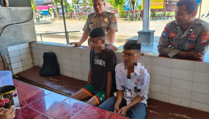 Diduga Terlibat Penyalahgunaan Tembakau Sintetis,Dua Pelajar di Wonomulyo Diamankan