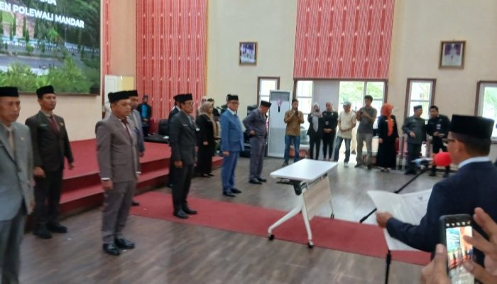Lantik Pejabat Pratama, H. Samsul Mahmud Ingatkan Istri Pejabat Tidak Cawe-cawe