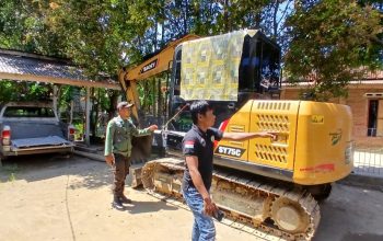 KPHL Mapilli Amankan Satu Unit Alat Berat