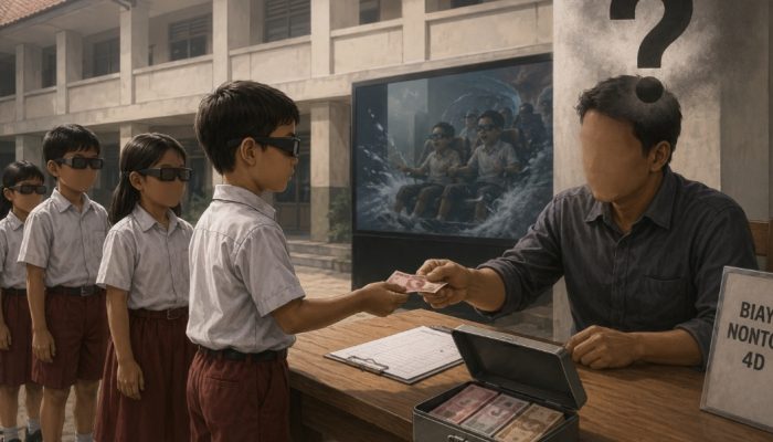 Alih Fungsi Kelas Jadi Bioskop Mini di Polewali Mandar Diduga Langgar Jam Belajar dan Berpotensi Pidana Pungli